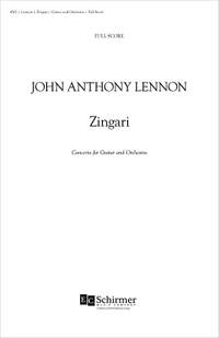 John Anthony Lennon: Zingari, Concerto for Guitar and Orchestra