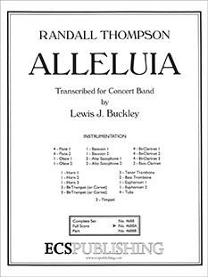 Randall Thompson_Robert Buckley: Alleluia