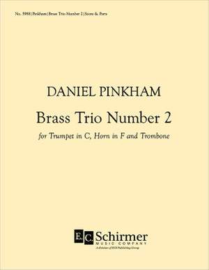 Daniel Pinkham: Brass Trio Number Two