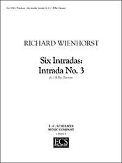 Richard Wienhorst: Six Intradas: Intrada No. 3