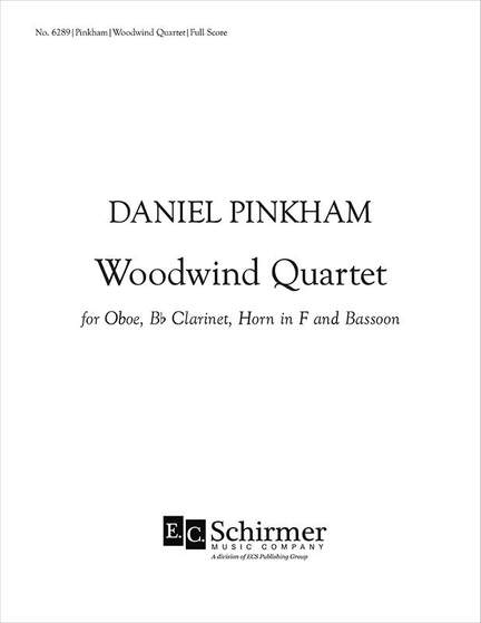 Daniel Pinkham: Woodwind Quartet