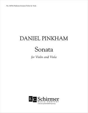 Daniel Pinkham: Sonata for Violin and Viola