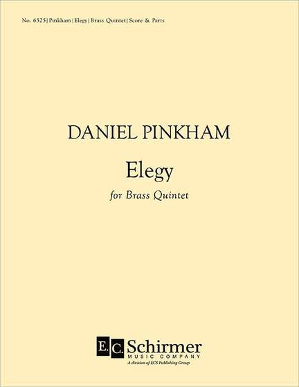 Daniel Pinkham: Elegy