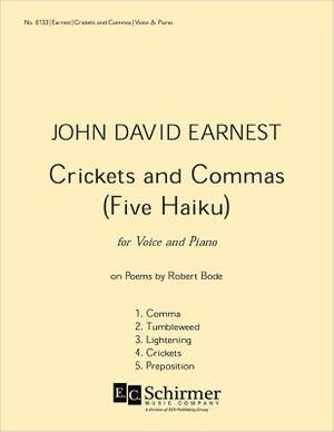 John David Earnest: Crickets and Commas: Five Haiku