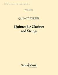 Quincy Porter: Quintet for Clarinet and Strings