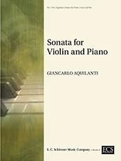 Giancarlo Aquilanti: Sonata for Violin and Piano