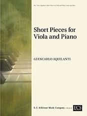 Giancarlo Aquilanti: Short Pieces for Viola and Piano