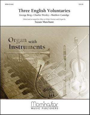Susan Marchant: 3 English Voluntaries Arranged for Oboe and Organ
