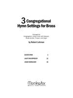 Robert Lehman: Three Congregational Hymn Settings for Brass Product Image