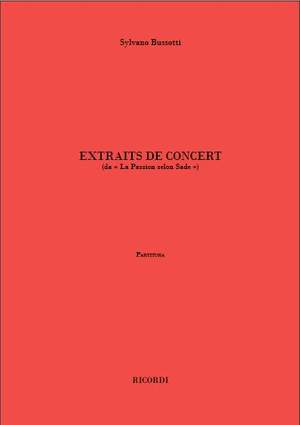 Sylvano Bussotti: Extraits De Concert