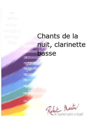 Maurice Faillenot Chants De La Nuit Clarinette Basse Presto Music