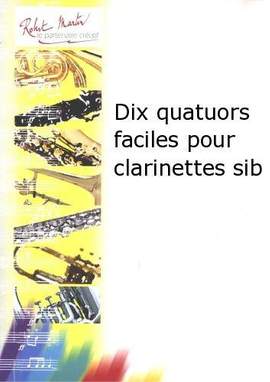 Gilet: Dix Quatuors Faciles
