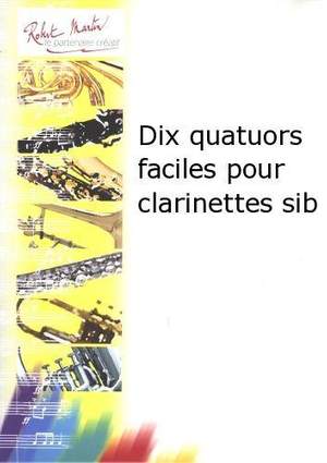 Gilet: Dix Quatuors Faciles