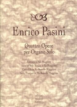 E. Pasini: 4 Opere per Organo Solo