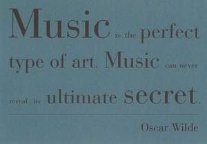 Musical Quotes Cards (10 Cards In 2 Designs) - Set 2