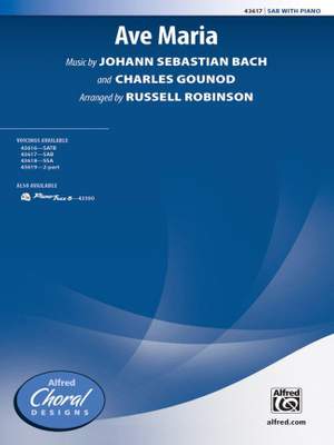 Johann Sebastian Bach/Charles Gounod: Ave Maria SAB