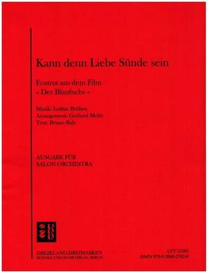 Lothar Brühne: Kann denn Liebe Sünde sein