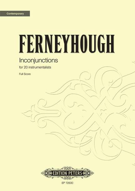 Ferneyhough, Brian: Inconjunctions (score)