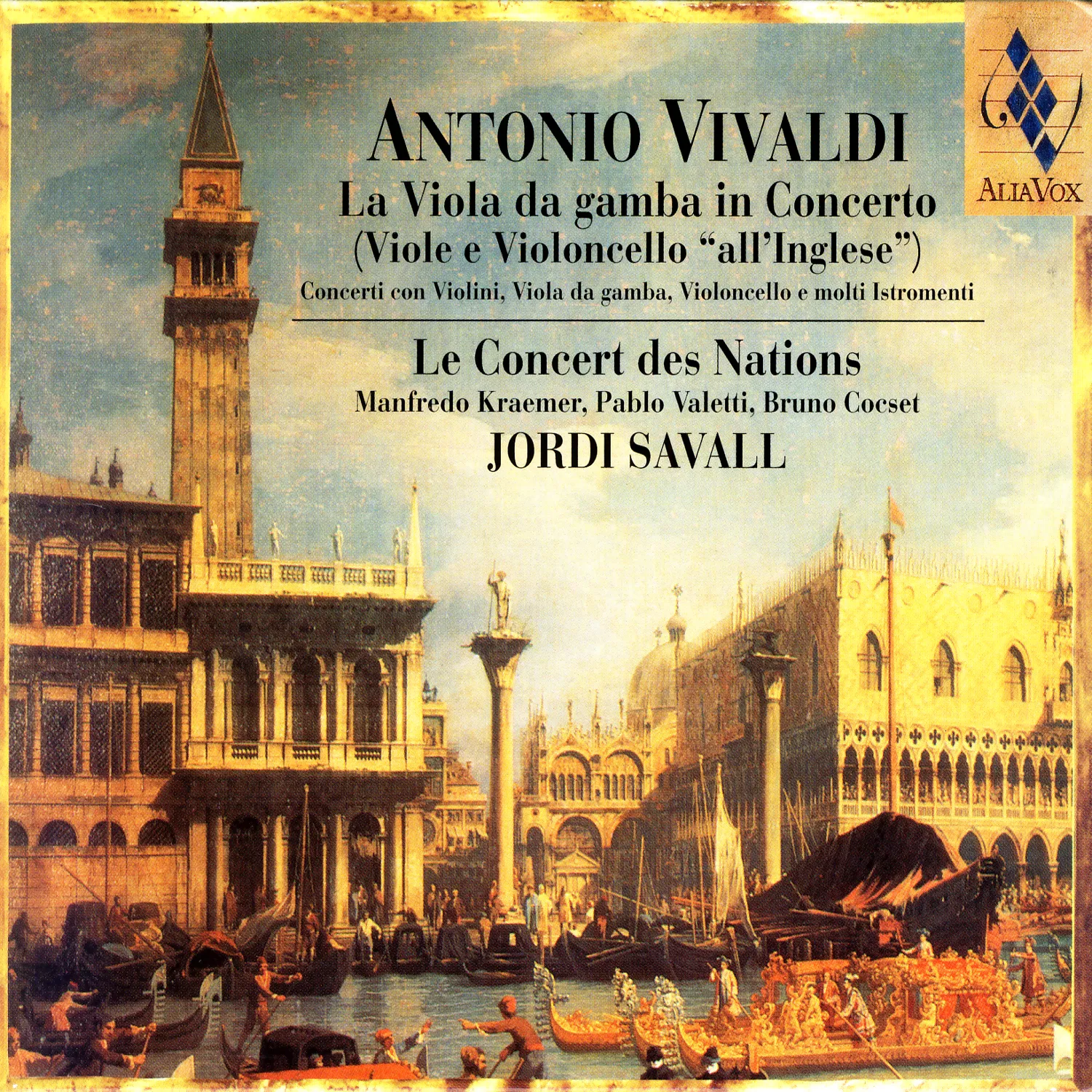 Vivaldi - The Viola da Gamba in Concerto - Alia Vox: AV9835