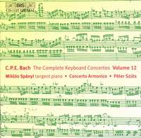 C P E Bach - Complete Keyboard Concertos, Volume 12