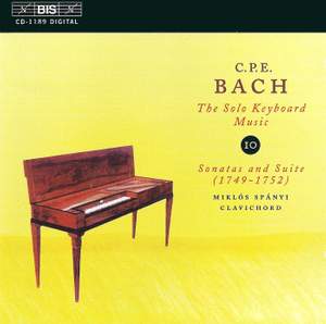 C P E Bach - Solo Keyboard Music Volume 10