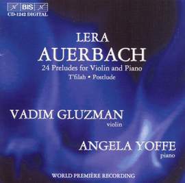 Auerbach: 24 Preludes for Violin and Piano, etc.