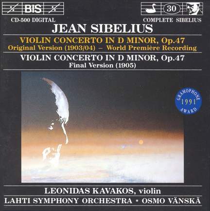 Sibelius - Violin Concerto - BIS: BISCD500 - CD | Presto Music