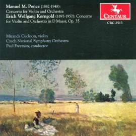 Ponce & Korngold: Violin Concertos