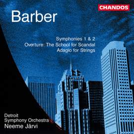 Barber: Symphony No. 1, Op. 9, etc.