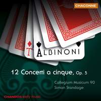 Albinoni: 12 Concerti a cinque, Op. 5