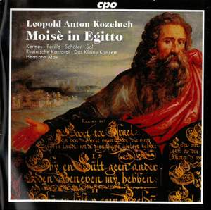Kozeluch: Moisè in Egitto (Moses in Egypt) Product Image