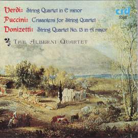 Verdi: String Quartet in E minor, etc.