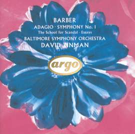 Barber: Adagio for Strings, Op. 11, etc.