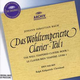 Bach, J S: The Well-Tempered Clavier, Book 1