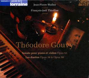 Gouvy: Sonata for piano & violin Op. 61, etc.