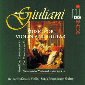 Giuliani: Music for violin and guitar
