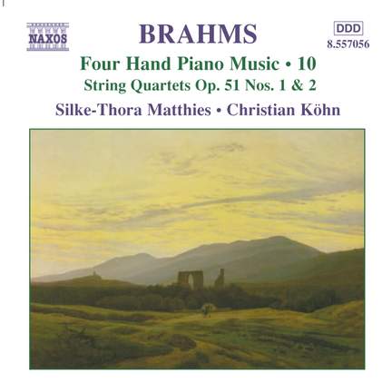 Brahms: Four Hand Piano Music, Volume 10