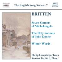 The English Song Series Volume 7 - Benjamin Britten