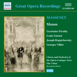 Massenet: Manon