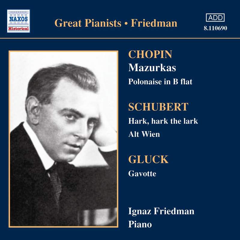 Ignaz Friedman: Complete Recordings 1923-41 - Danacord: DACOCD861