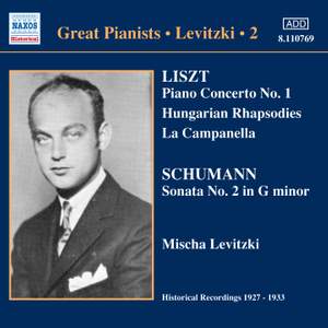 Great Pianists - Mischa Levitzki Product Image