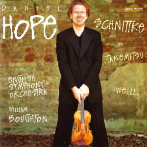 Schnittke, Weill & Takemitsu: Works for Violin & Ensemble