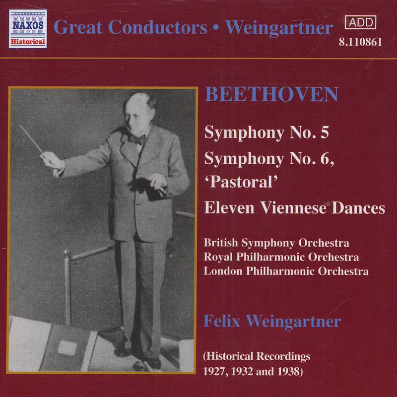 Felix Weingartner - Naxos: 8110856 - CD | Presto Music