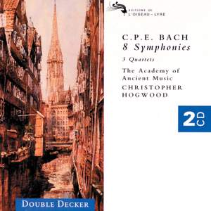 Bach, C P E: Hamburg Symphonies (6) for Strings, Wq. 182 (H657-662), etc.