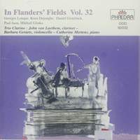 In Flanders Fields Volume 32 - Music for clarinet, cello and piano