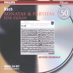 JS Bach: Sonatas & Partitas for solo violin, BWV1001-1006