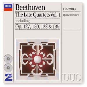 Beethoven - Late String Quartets Volume 1