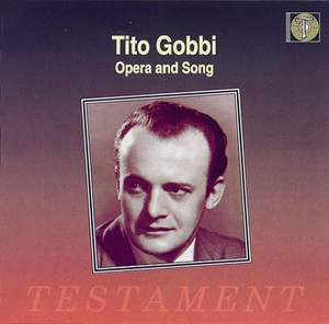 Tito Gobbi - Opera and song