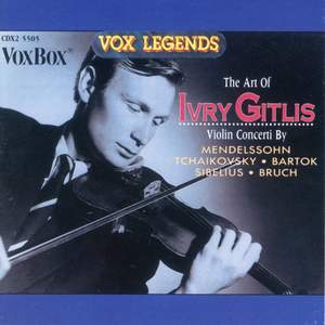 クラシック The Art Of Ivry Gitlis 2CD Vox Legends The Art of Ivry Gitlis - Vox: CDX25505 - download | Presto Music