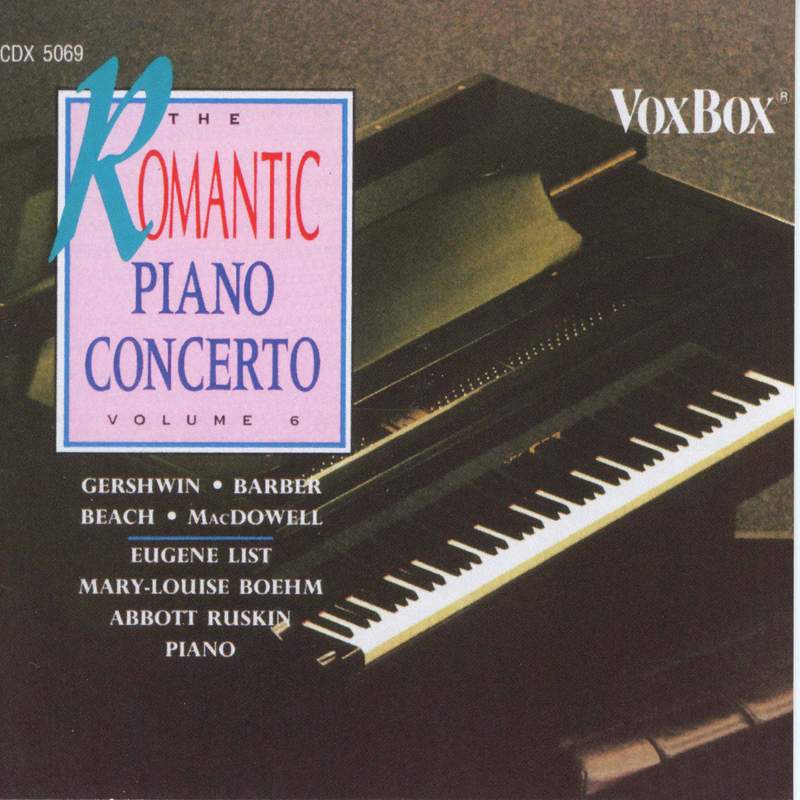 The Romantic Piano Concerto, Vol. 1 - Vox: CDX5064 - 2 CDs or 